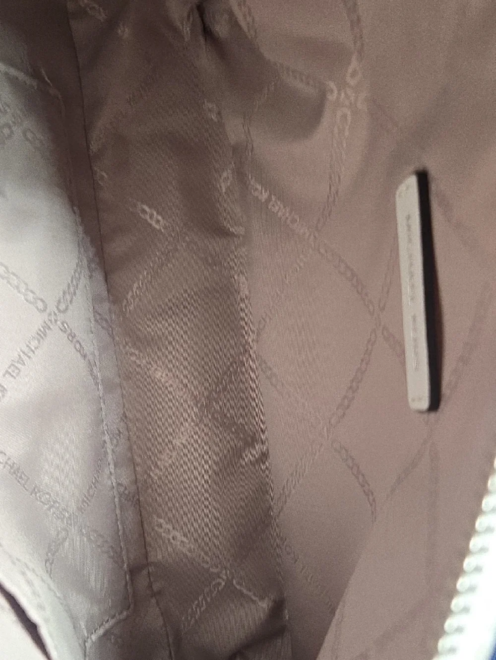Michael Kors Empire Opt/Silver Medium Chain Pouchette - Picture 4 of 9
